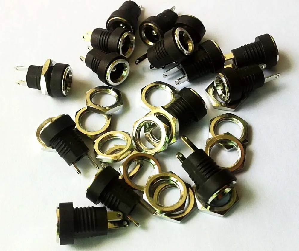 500 Pcs x Copper 5.5mm x 2.1mm / 5.5*2.0mm DC Socket 3A Power Charger Plug Panel Screw Nut
500 Pcs x Copper 5.5mm x 2.1mm / 5.5*2.0mm DC Socket 3A Power Charger Plug Panel Screw Nut