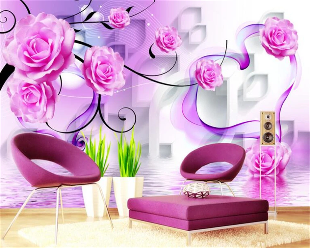 Beibehang Custom wallpaper 3D rose reflection stereo TV backdrop 3D wallpaper living room bedroom photo wallpaper for walls 3 d
Beibehang Custom wallpaper 3D rose reflection stereo TV backdrop 3D wallpaper living room bedroom photo wallpaper for walls 3 d