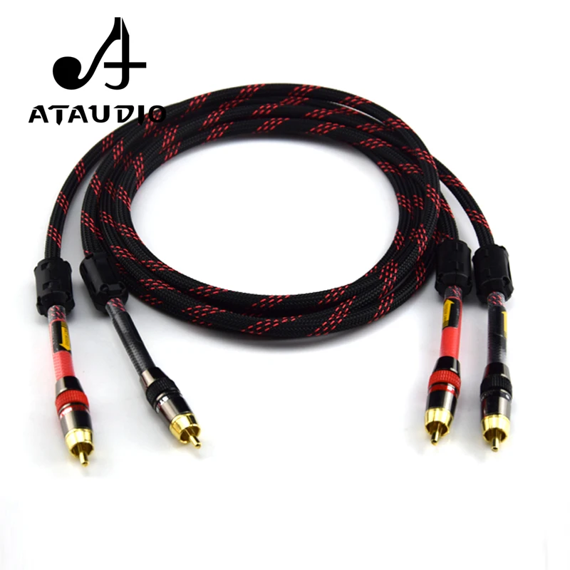 ATAUDO Hifi 4N OFC 2RCA Cable Hi-end Male to Male DVD Player Amplifier Interconnect Audio RCA Cable 
ATAUDO Hifi 4N OFC 2RCA Cable Hi-end Male to Male DVD Player Amplifier Interconnect Audio RCA Cable