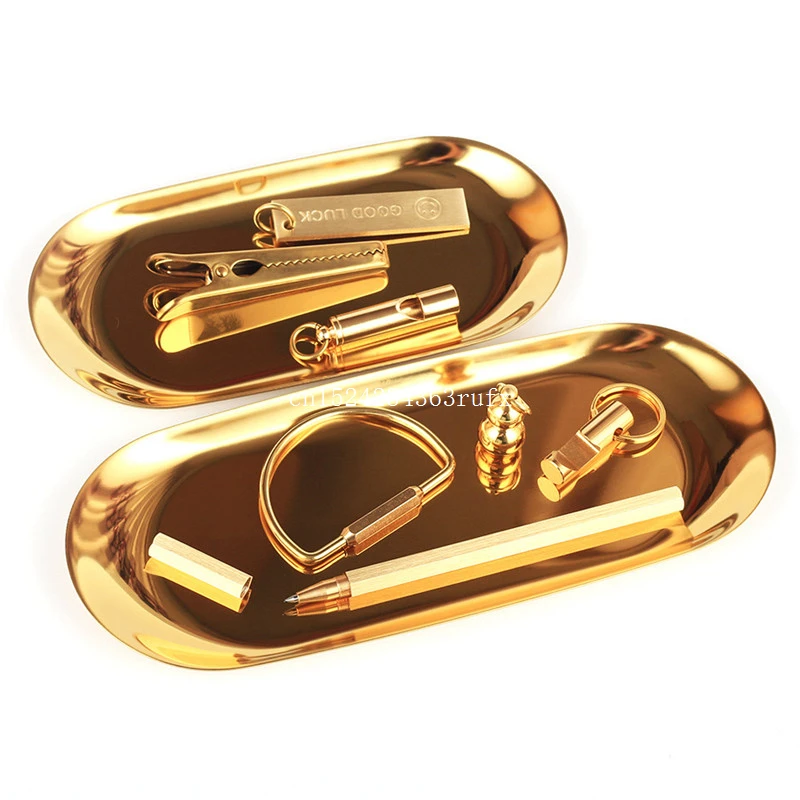 20 pcs Storage Tray Gold Oval Dotted Fruit Plate Small Items Jewelry Display Tray Mirror Luxurious Metal Storage Tray
20 pcs Storage Tray Gold Oval Dotted Fruit Plate Small Items Jewelry Display Tray Mirror Luxurious Metal Storage Tray