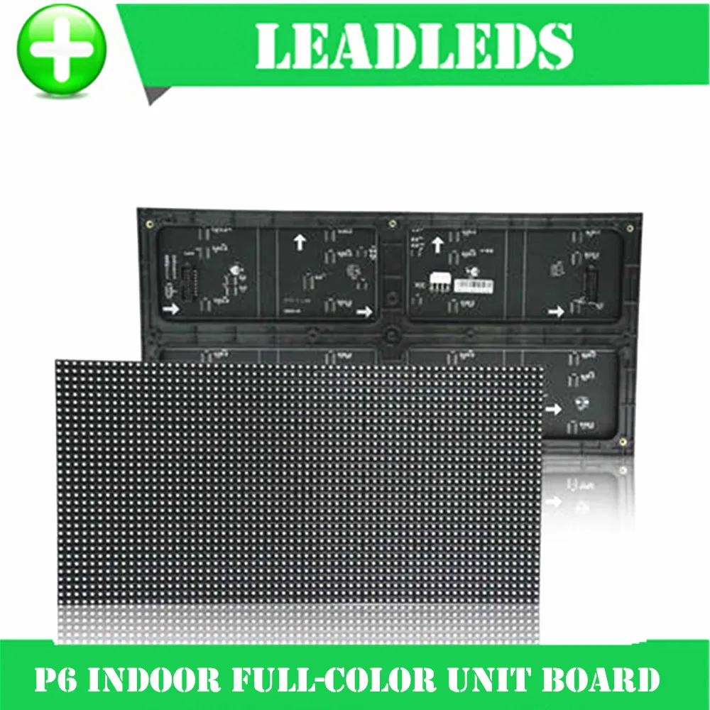 P6 indoor RGB Full Color LED Display Module With 1R1G1B 384*192mm 32*64 pixels for High Clear Big Screen
P6 indoor RGB Full Color LED Display Module With 1R1G1B 384*192mm 32*64 pixels for High Clear Big Screen