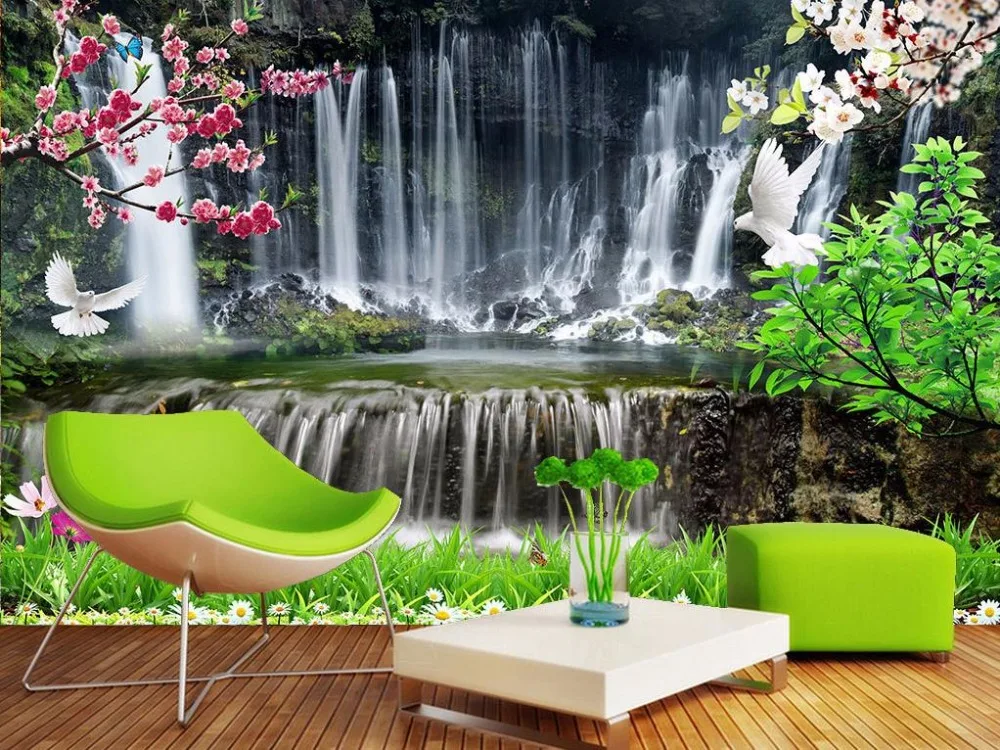 Custom Wallpaper 3D Waterfall Stereoscopic Wallpaper Living Room Wallpaper For Walls 3D Beautiful Landscape
Custom Wallpaper 3D Waterfall Stereoscopic Wallpaper Living Room Wallpaper For Walls 3D Beautiful Landscape
