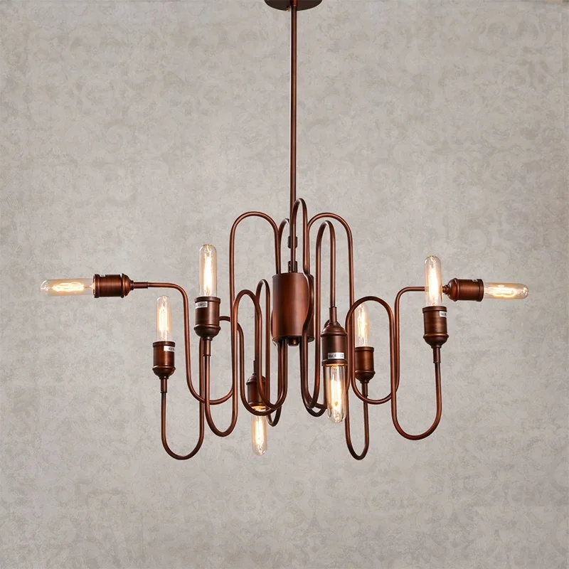 Vintage Pendant Lights Loft Industrial Retro Hanging Lamp Led 8 Heads Lampara Dining Room Restaurant Suspension Home Lighting
Vintage Pendant Lights Loft Industrial Retro Hanging Lamp Led 8 Heads Lampara Dining Room Restaurant Suspension Home Lighting