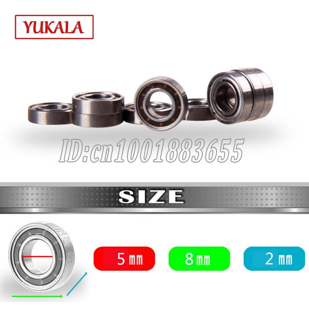 YUKALA 5x8x2mm ball Bearings 10 pcs RC aircraft/plane one of the essential accessories
YUKALA 5x8x2mm ball Bearings 10 pcs RC aircraft/plane one of the essential accessories