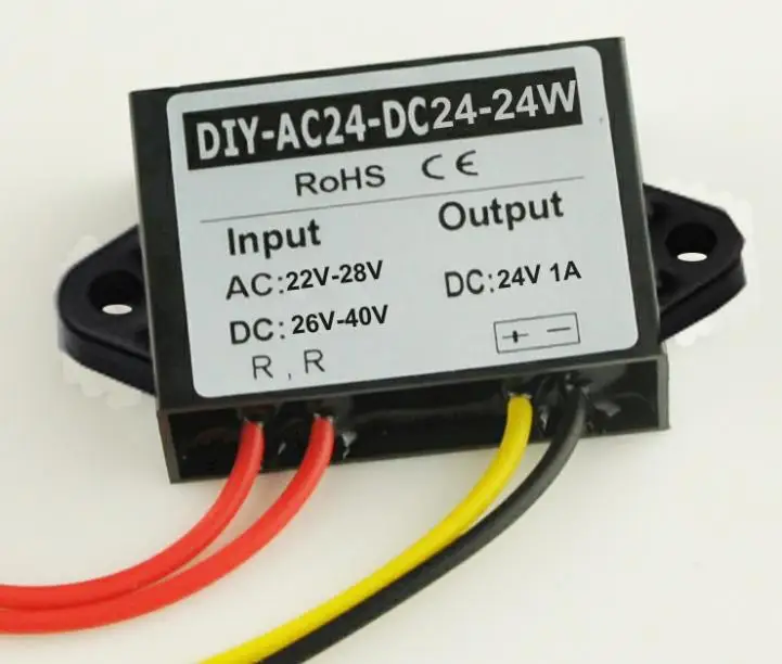 AC24V(22-28V) DC(26-40V) Converter To DC 24V 1A Buck Power Module AC-DC 24V To 24V 1A Power Converter Supply Adapter Waterproof
AC24V(22-28V) DC(26-40V) Converter To DC 24V 1A Buck Power Module AC-DC 24V To 24V 1A Power Converter Supply Adapter Waterproof