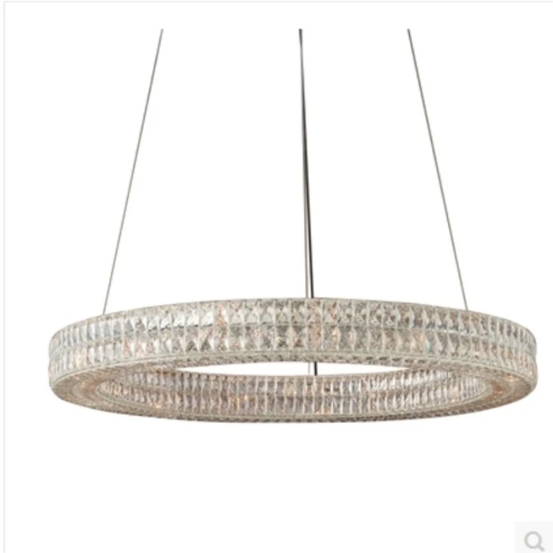American Crystal Chandelier Living Room Restaurant Nordic Round Crystal Personality Creative Villa Postmodern LED Chandelier
American Crystal Chandelier Living Room Restaurant Nordic Round Crystal Personality Creative Villa Postmodern LED Chandelier