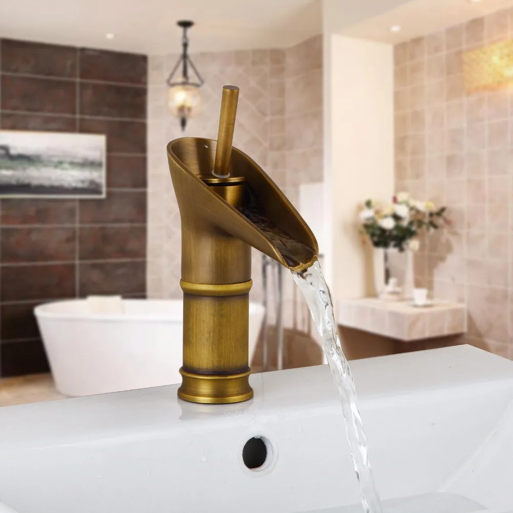YANKSMART Antique Retro Brass Basin Faucet Bathroom Hot and Cold Water Single handle & hole Bathroom Mixer Brass Taps
YANKSMART Antique Retro Brass Basin Faucet Bathroom Hot and Cold Water Single handle & hole Bathroom Mixer Brass Taps