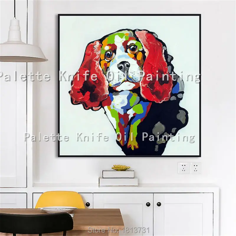 Oil painting On Canvas Wall Pictures Paintings For Living Room Wall Art Canvas Pop art dog modern abstract hand painted 6
Oil painting On Canvas Wall Pictures Paintings For Living Room Wall Art Canvas Pop art dog modern abstract hand painted 6