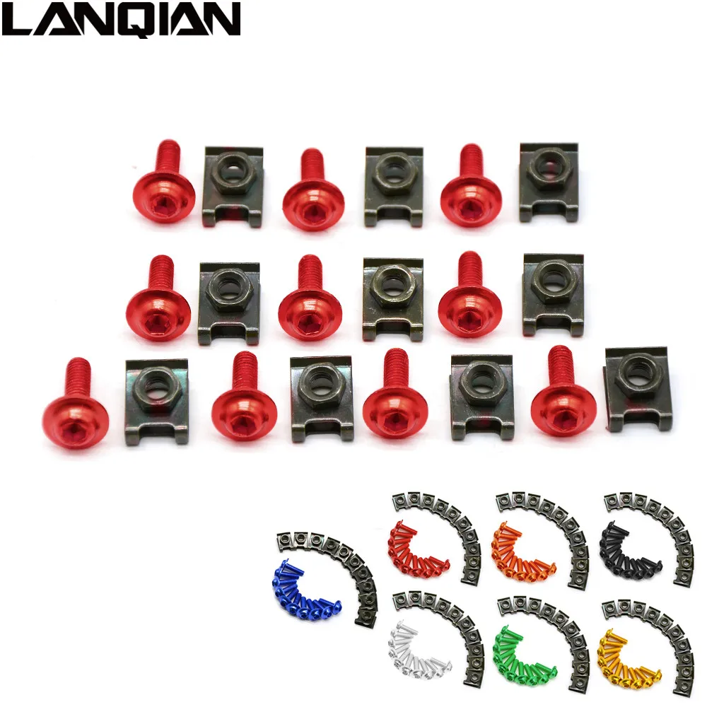 6mm Motorcycle CNC Fairing body work Bolts Screws 10 PCS For Ducati Monster 1100S/ABS 2009-2013 Yamaha TMAX 500 Accessories
6mm Motorcycle CNC Fairing body work Bolts Screws 10 PCS For Ducati Monster 1100S/ABS 2009-2013 Yamaha TMAX 500 Accessories