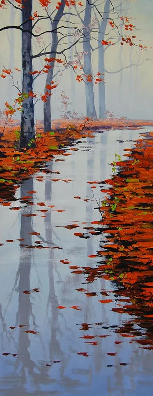 Hand Painted Wall Art Landscape Canvas Painting, Last Autumn by Graham Gercken, Autumn Trees Painting, Home Decor.
Hand Painted Wall Art Landscape Canvas Painting, Last Autumn by Graham Gercken, Autumn Trees Painting, Home Decor.