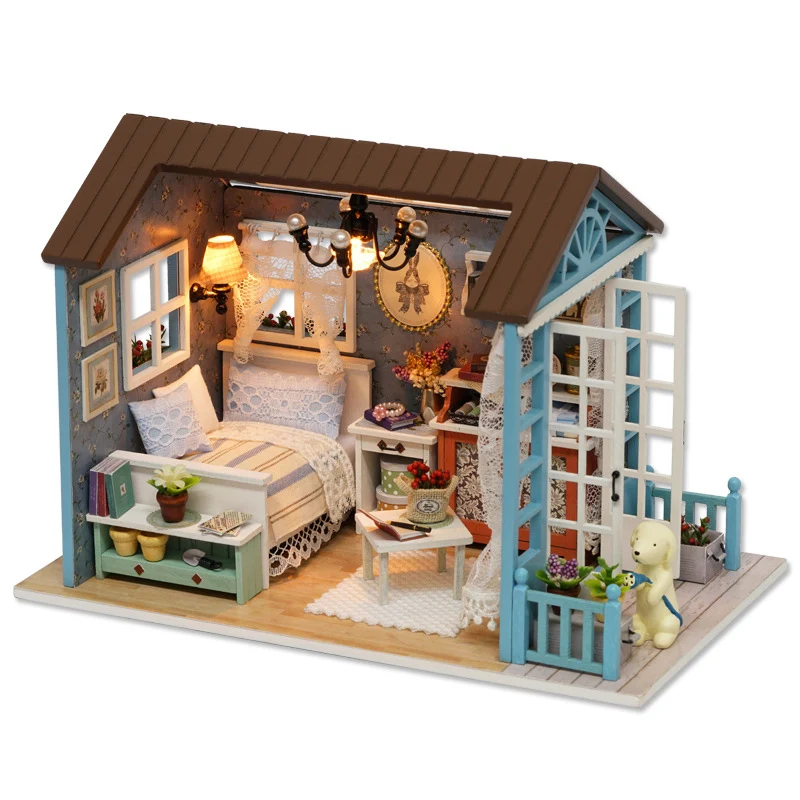 diy..Sanlan time Handmade Furniture Doll House Diy miniature doll house 3D Wooden Miniaturas Dollhouse Toys for Christmas and bi
diy..Sanlan time Handmade Furniture Doll House Diy miniature doll house 3D Wooden Miniaturas Dollhouse Toys for Christmas and bi