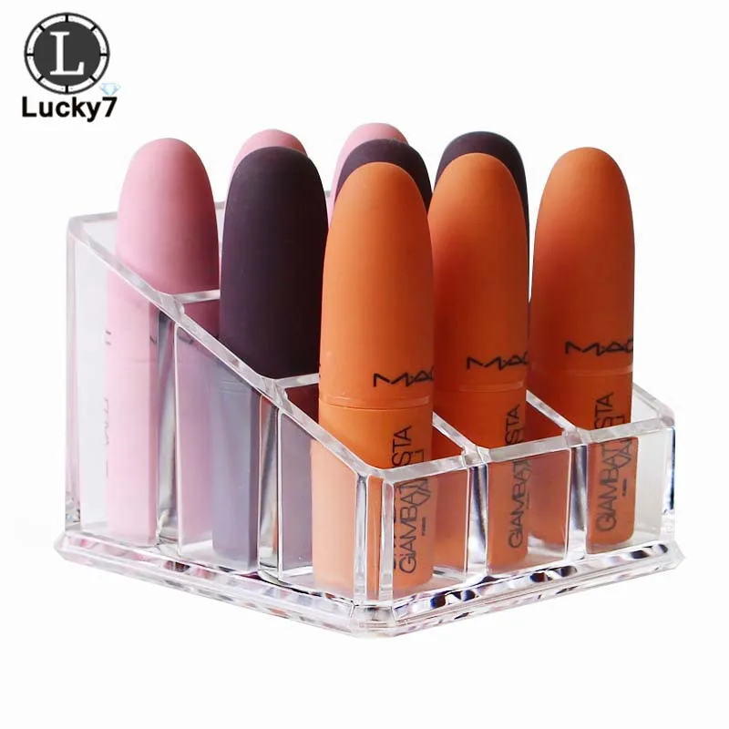 Acrylic transparent storage box 9 grid tabletop display stand nine Miyage lipstick rack desktop storage box plastic lipstick box
Acrylic transparent storage box 9 grid tabletop display stand nine Miyage lipstick rack desktop storage box plastic lipstick box