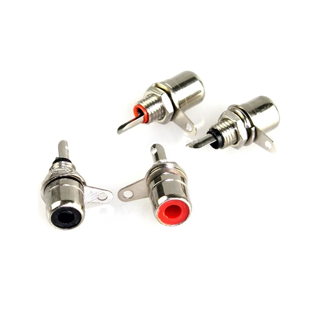 10PCS RCA socket AV signal connector audio equipment conncetor adapters black & red
10PCS RCA socket AV signal connector audio equipment conncetor adapters black & red