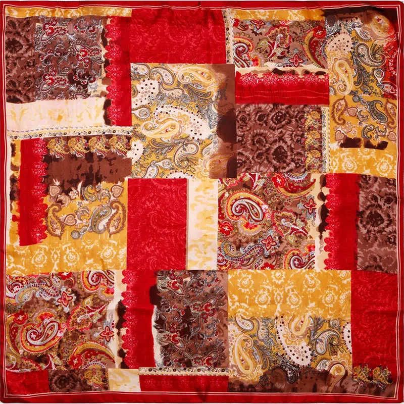 100% Silk Scarf Women Scarf Paisley Hijab Big Bandana Scarf Silk 2019 Female Middle Square Silk Scarf Top Wrap Hot Gift for Lady
100% Silk Scarf Women Scarf Paisley Hijab Big Bandana Scarf Silk 2019 Female Middle Square Silk Scarf Top Wrap Hot Gift for Lady