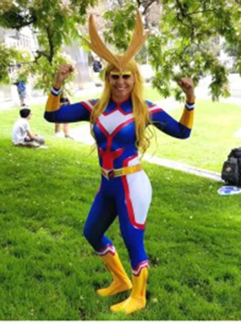3D Print All Might Female Cosplay Costume Spandex Zentai Bodysuit Halloween Costume for Woman Custom Made
3D Print All Might Female Cosplay Costume Spandex Zentai Bodysuit Halloween Costume for Woman Custom Made