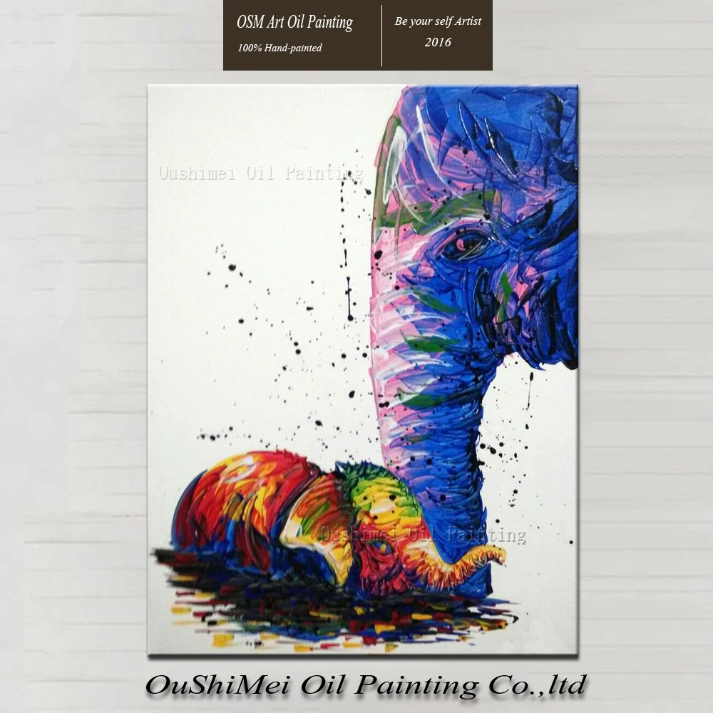 Artist Team Hand-painted High Quality Modern Abstract Purple Elephant Oil Painting On Canvas Funny Animal Decorative Painting
Artist Team Hand-painted High Quality Modern Abstract Purple Elephant Oil Painting On Canvas Funny Animal Decorative Painting