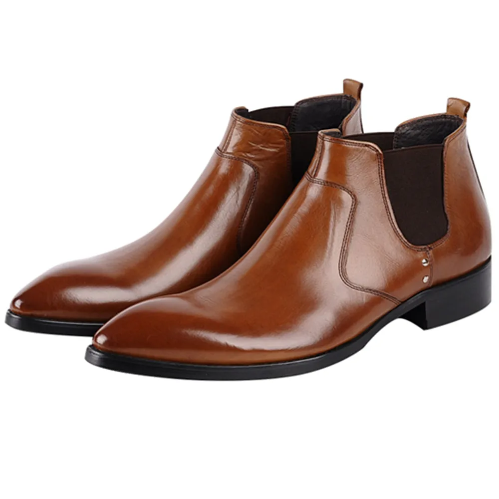 Large Size EUR45 Fashion Black / Brown Mens Ankle Boots Genuine Leather Dress Boots Male Business Shoes
Large Size EUR45 Fashion Black / Brown Mens Ankle Boots Genuine Leather Dress Boots Male Business Shoes