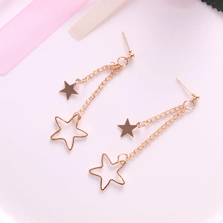Punk 2020 Fashion New Earrings Gold Simple Wild Star Fringe Ms. Earrings Long Wholesale Sales Hot Sale Earrings
Punk 2020 Fashion New Earrings Gold Simple Wild Star Fringe Ms. Earrings Long Wholesale Sales Hot Sale Earrings