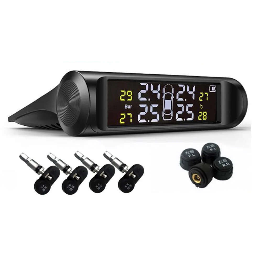 SB Солнечная зарядка Автомобильная TPMS Система контроля давления в шинах HD Цифровой дисплей Инструмент автоматической сигнализации 4, внешний или внутренний
SB Солнечная зарядка Автомобильная TPMS Система контроля давления в шинах HD Цифровой дисплей Инструмент автоматической сигнализации 4, внешний или внутренний