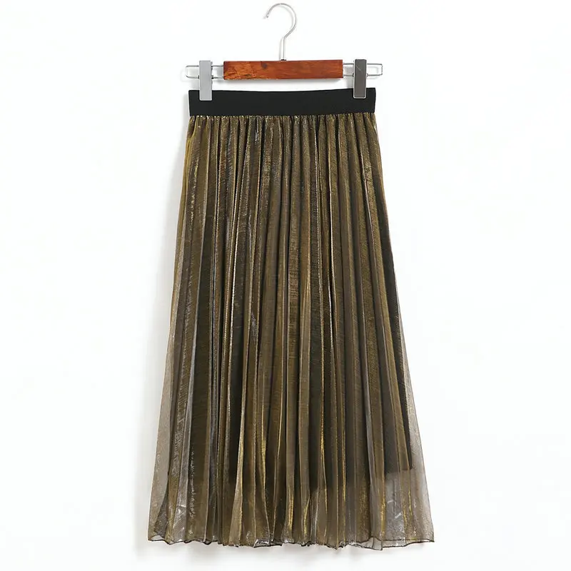 2018 New Autumn Winter Womens Fashion Velvet Pleated Skirt Empire Gorgeous Skirts Female Casual Elastic Waist Mid-Calf Skirts
2018 New Autumn Winter Womens Fashion Velvet Pleated Skirt Empire Gorgeous Skirts Female Casual Elastic Waist Mid-Calf Skirts