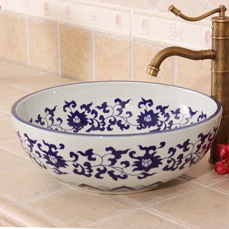 China Artistic Handmade Europe Vintage Lavabo Washbasin Ceramic Bathroom Sink Art Counter Top ceramic decorative wash sinks
China Artistic Handmade Europe Vintage Lavabo Washbasin Ceramic Bathroom Sink Art Counter Top ceramic decorative wash sinks