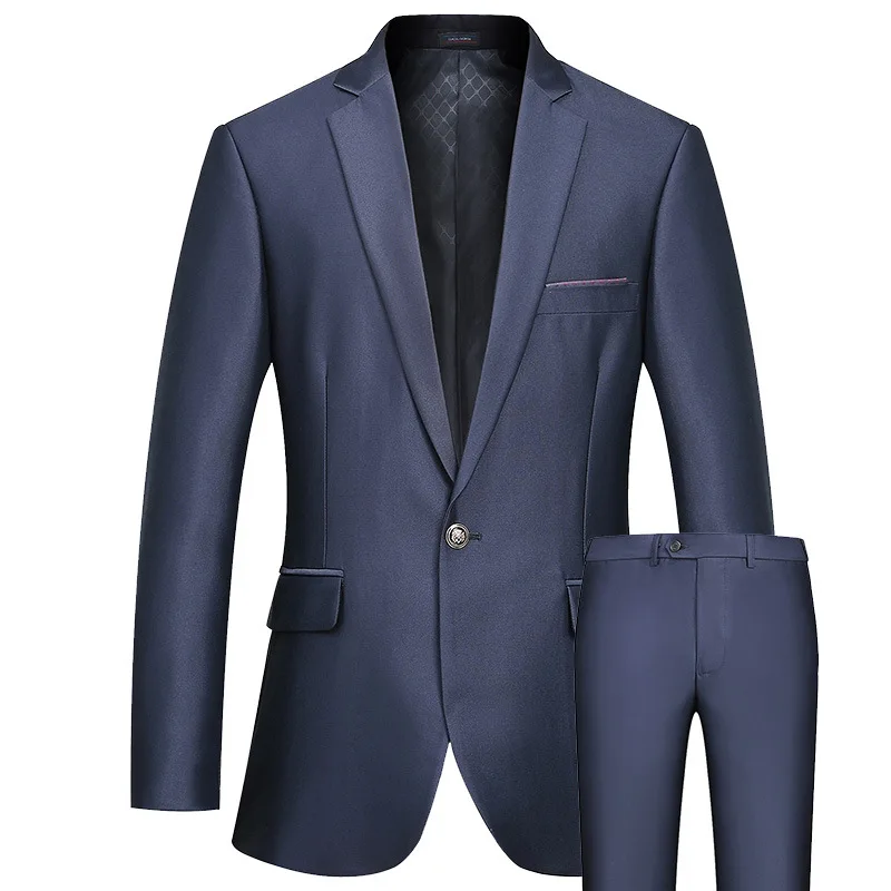 Men's One Buttons Business Suits Slim Fit High Quality Gentlemens Fashion Suits Male Casual Suits Set Bridegroom FS-101
Men's One Buttons Business Suits Slim Fit High Quality Gentlemens Fashion Suits Male Casual Suits Set Bridegroom FS-101