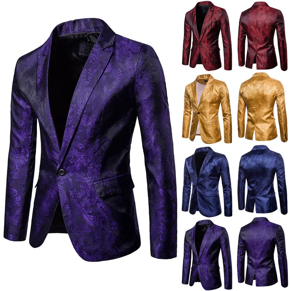 Hirigi Fall 2018 New Mens Suit Blazer Casual Slim Fit One Button Tuxedo Formal Suit Coat Top Casual Blazer
Hirigi Fall 2018 New Mens Suit Blazer Casual Slim Fit One Button Tuxedo Formal Suit Coat Top Casual Blazer