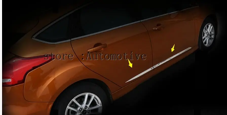 For Ford Focus Mk3 2012 2013 2014 2015 2016 2017 Chrome Door Side Body Molding Line Garnish Cover Trim Strip Protector 4pcs
For Ford Focus Mk3 2012 2013 2014 2015 2016 2017 Chrome Door Side Body Molding Line Garnish Cover Trim Strip Protector 4pcs
