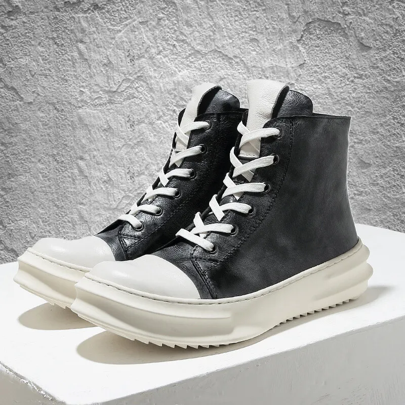 2021 New! Men's Mid-Calf Full Grain Leather Thick Heel Winter Snow Boots Man Heighten Shoes
2021 New! Men's Mid-Calf Full Grain Leather Thick Heel Winter Snow Boots Man Heighten Shoes