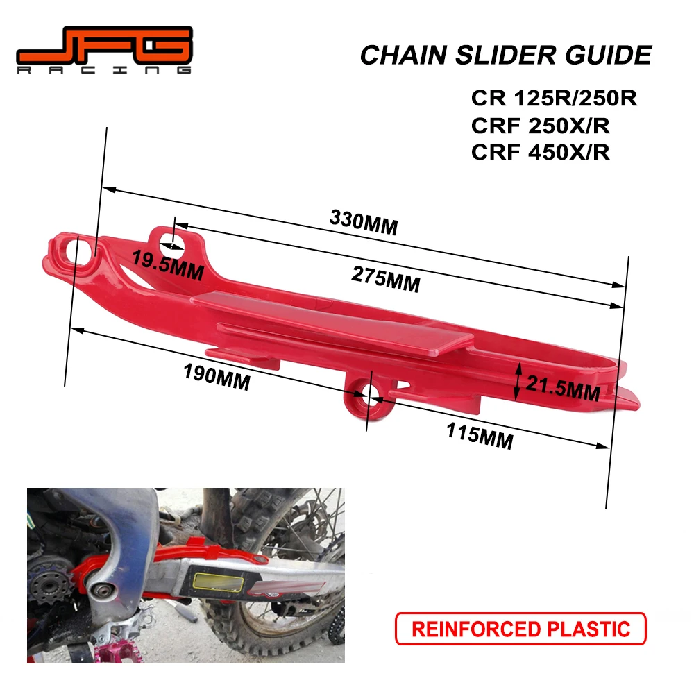 Red Chain Slider Guide Swingarm для HONDA CR125R CR250R 00-07 CRF250R 04-09 CRF250X 04-13 CRF450R 02-08 CRF450X 05-09
Red Chain Slider Guide Swingarm для HONDA CR125R CR250R 00-07 CRF250R 04-09 CRF250X 04-13 CRF450R 02-08 CRF450X 05-09