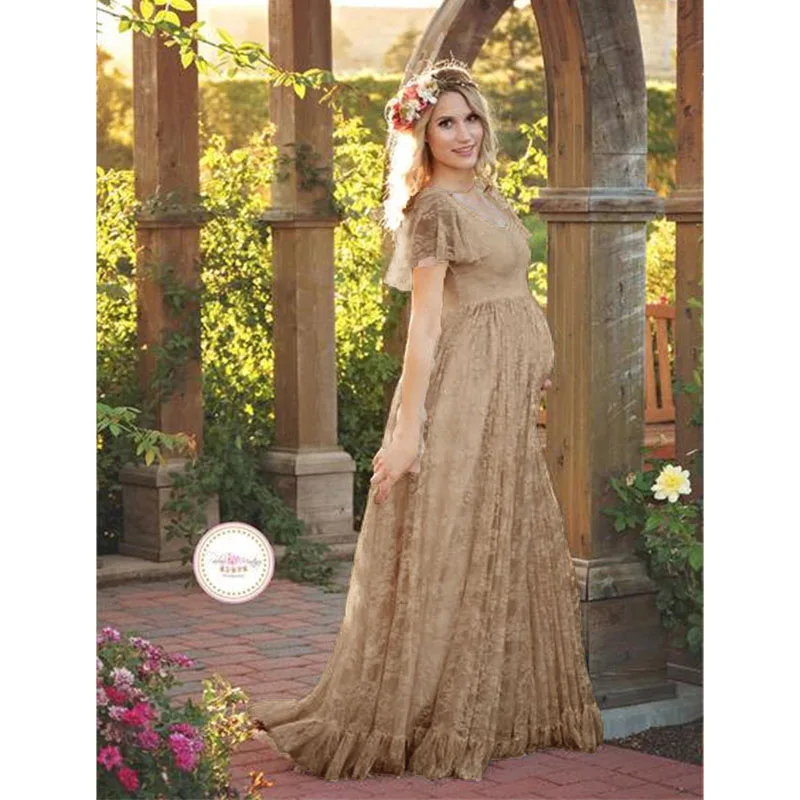 Pregnancy Dress Photography Maxi Gown Maternity Dresses For Photo Shoot Lace Clothes For Pregnant Women Dress Vestidos Shooting
Pregnancy Dress Photography Maxi Gown Maternity Dresses For Photo Shoot Lace Clothes For Pregnant Women Dress Vestidos Shooting