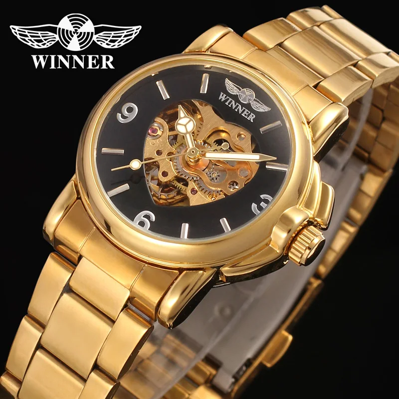 T-WINNER WATCH craved special figures" 3 6 9" heart dedign golden steel band men's automanticl watch
T-WINNER WATCH craved special figures" 3 6 9" heart dedign golden steel band men's automanticl watch