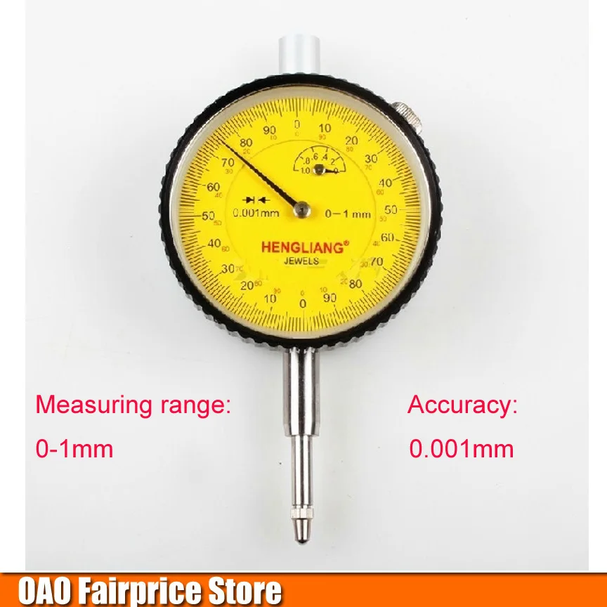 Pointer dial indicator / Mechanical/Measuring range: 0-1mm, China's famous brands, free shipping
Pointer dial indicator / Mechanical/Measuring range: 0-1mm, China's famous brands, free shipping