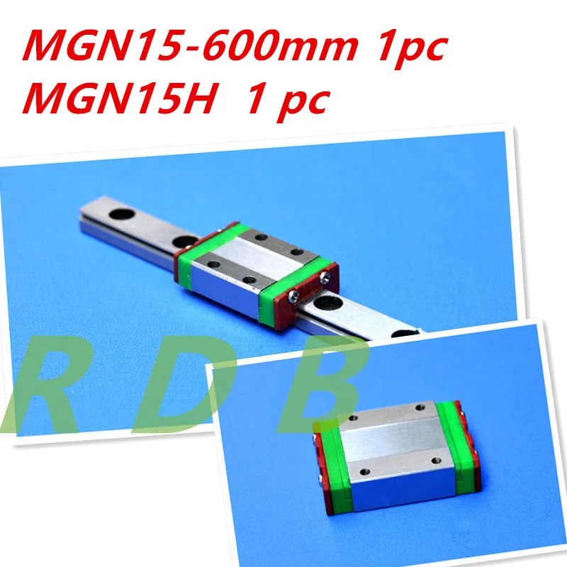 NEW 15mm miniature linear guide MGN15 600mm rail + MGN15H CNC block for 3D printer parts XYZ cnc parts
NEW 15mm miniature linear guide MGN15 600mm rail + MGN15H CNC block for 3D printer parts XYZ cnc parts