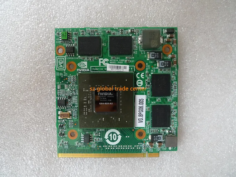 8400M GS MXM II Graphics Video Card for nVidia GeForce 8400M GS G84-625-A2 for Acer Aspire 4520G 5520G 5920G 7720G 6930G Laptop
8400M GS MXM II Graphics Video Card for nVidia GeForce 8400M GS G84-625-A2 for Acer Aspire 4520G 5520G 5920G 7720G 6930G Laptop