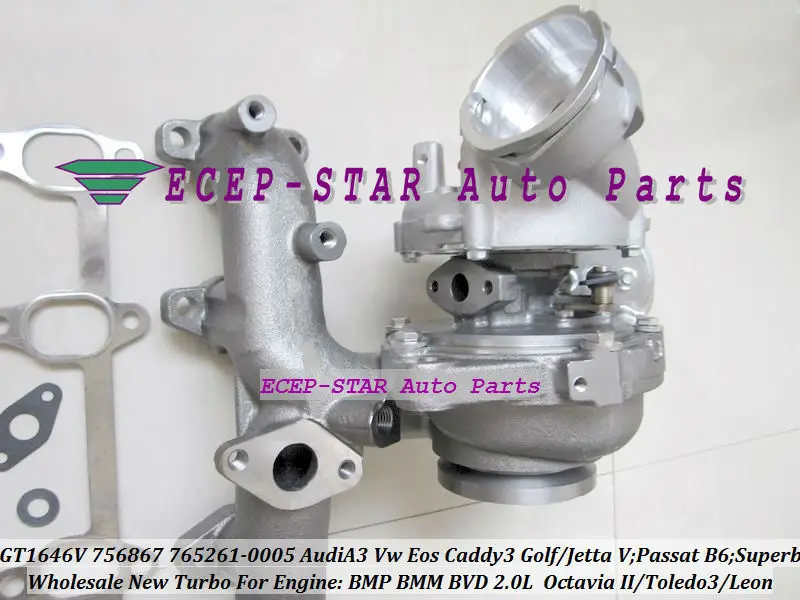 Турбокомпрессор GT1646V 756867 765261 765261-0002 03G253014N 03G253016H 765261-0003 BMP BVD DPF 2.0L для AUDI A3, VW Golf, Jetta, Toledo
Турбокомпрессор GT1646V 756867 765261 765261-0002 03G253014N 03G253016H 765261-0003 BMP BVD DPF 2.0L для AUDI A3, VW Golf, Jetta, Toledo