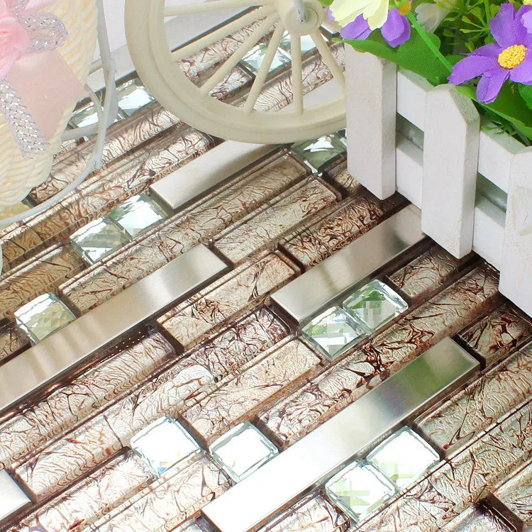 brown stainless steel glass mosaic tile HMGM1083E backsplash diamond glass mosaic kitchen wall tile free shipping
brown stainless steel glass mosaic tile HMGM1083E backsplash diamond glass mosaic kitchen wall tile free shipping
