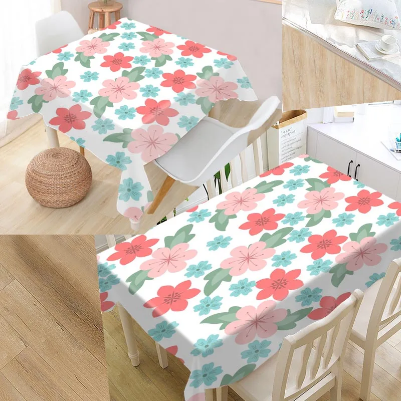 Custom Simple Flower Pattern Table Cloth Oxford Print Rectangular Waterproof Oilproof Table Cover Square Wedding Tablecloth
Custom Simple Flower Pattern Table Cloth Oxford Print Rectangular Waterproof Oilproof Table Cover Square Wedding Tablecloth