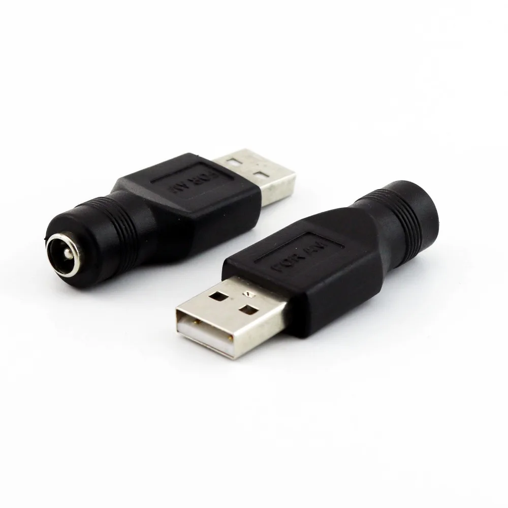 2pcs USB 2.0 A To 5.5mm x 2.1mm Female Jack DC Power Converter Charger Adapter Connector for Laptop PC Smart Phone
2pcs USB 2.0 A To 5.5mm x 2.1mm Female Jack DC Power Converter Charger Adapter Connector for Laptop PC Smart Phone