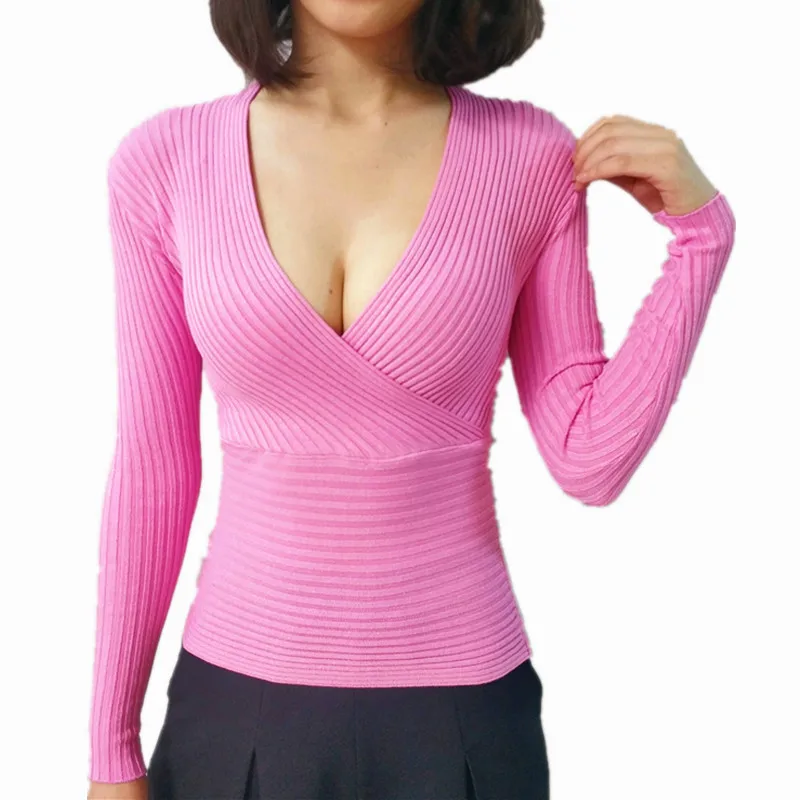 Sexy spring Knitted Sweater V Neck Cashmere Sweater Female 2019 Women Sweaters And Pullovers spring Long Sleeve Sweater Jumper
Sexy spring Knitted Sweater V Neck Cashmere Sweater Female 2019 Women Sweaters And Pullovers spring Long Sleeve Sweater Jumper