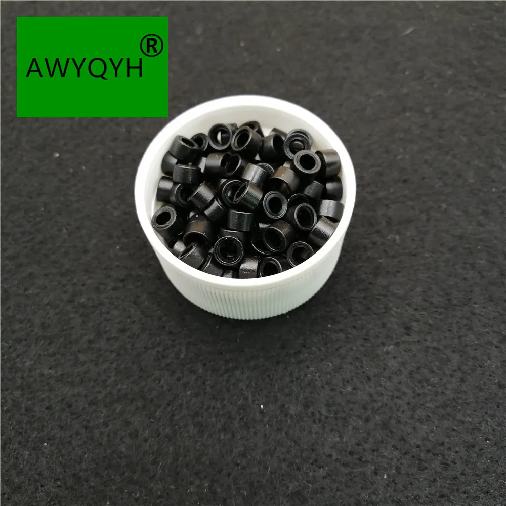 1000 шт. 5 мм микрокольца с силиконовой подкладкой, звенья, бусины для инструментов для наращивания волос I Tip
1000 шт. 5 мм микрокольца с силиконовой подкладкой, звенья, бусины для инструментов для наращивания волос I Tip