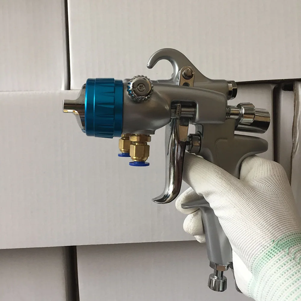 SAT1189 High Pressure Double Nozzle Spray Gun 1.3mm Pressure Feed Type Air Paint Gun Chrome Paint Pneumatic Paint Tool
SAT1189 High Pressure Double Nozzle Spray Gun 1.3mm Pressure Feed Type Air Paint Gun Chrome Paint Pneumatic Paint Tool