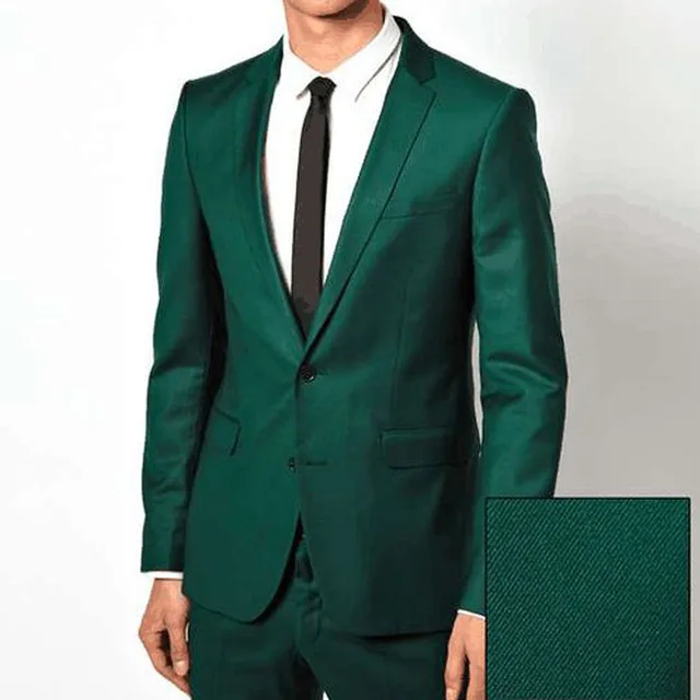 New Popular Two Buttons Dark Green Groom Tuxedos Notch Lapel Groomsmen Mens Wedding Suits Blazers (Jacket+Pants+Tie) W:509
New Popular Two Buttons Dark Green Groom Tuxedos Notch Lapel Groomsmen Mens Wedding Suits Blazers (Jacket+Pants+Tie) W:509