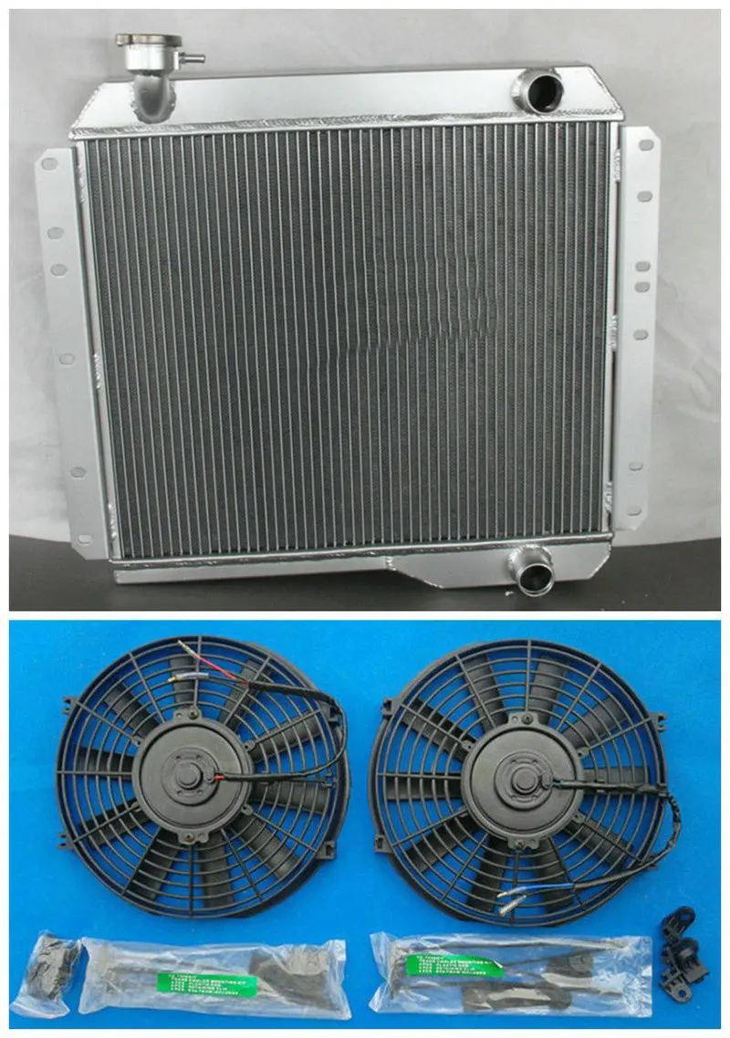 62MM 3 Row Racing Aluminum Radiator + 2*fan for Toyota LAND CRUISER Landcruiser HJ45 HJ47 H 3.6 2H 4.0 Diesel Manual MT
62MM 3 Row Racing Aluminum Radiator + 2*fan for Toyota LAND CRUISER Landcruiser HJ45 HJ47 H 3.6 2H 4.0 Diesel Manual MT
