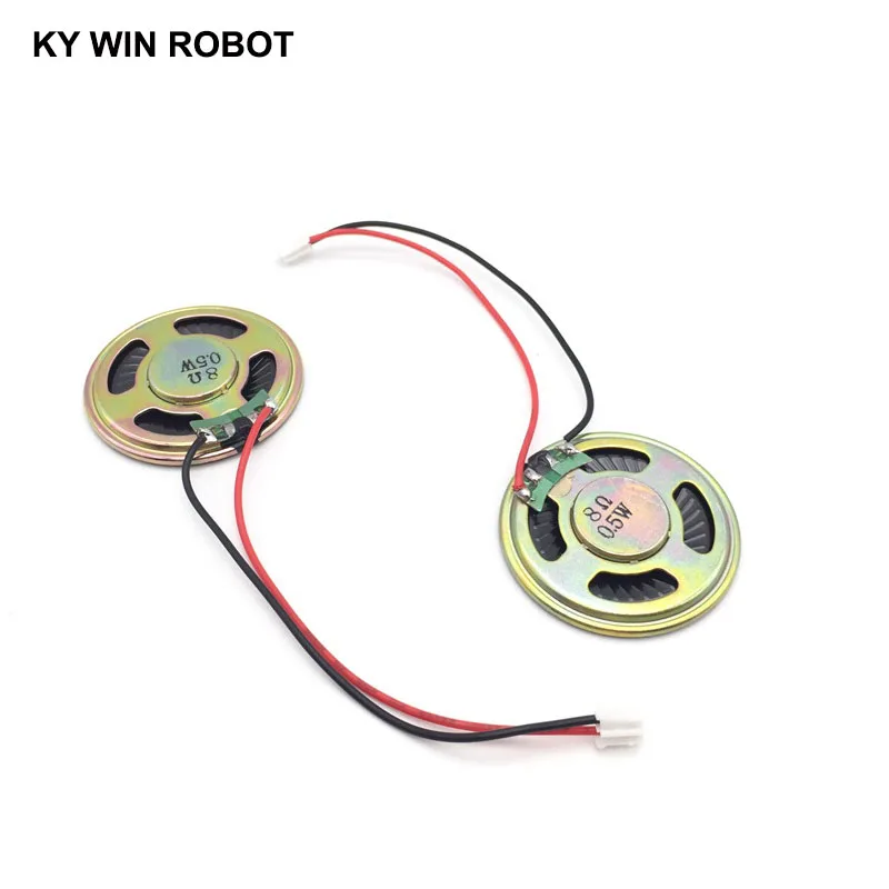 2pcs New Ultra-thin speaker 8 ohms 0.5 watt 0.5W 8R speaker Diameter 40MM 4CM thickness 5MM with PH2.0 terminal wire length 10CM
2pcs New Ultra-thin speaker 8 ohms 0.5 watt 0.5W 8R speaker Diameter 40MM 4CM thickness 5MM with PH2.0 terminal wire length 10CM