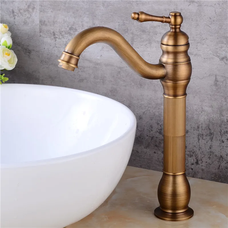 Basin Faucet Single Handle Antique Bronze Brushed Brass Faucet Hot and Cold Sink Faucet Mixer Tap Bathroom Faucet Lavatory Mixer
Basin Faucet Single Handle Antique Bronze Brushed Brass Faucet Hot and Cold Sink Faucet Mixer Tap Bathroom Faucet Lavatory Mixer