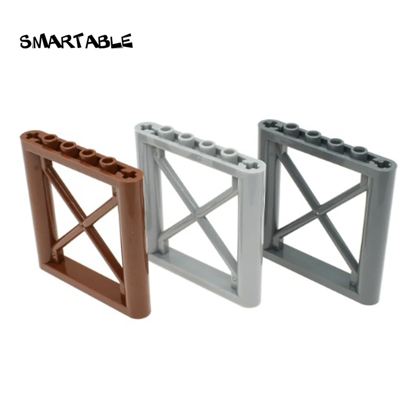 Smartable MOC Fence 1x6x5 Frame Parts Building Blocks Toys For Kids Creative Compatible Major Brands City 64448 12pcs/lot
Smartable MOC Fence 1x6x5 Frame Parts Building Blocks Toys For Kids Creative Compatible Major Brands City 64448 12pcs/lot