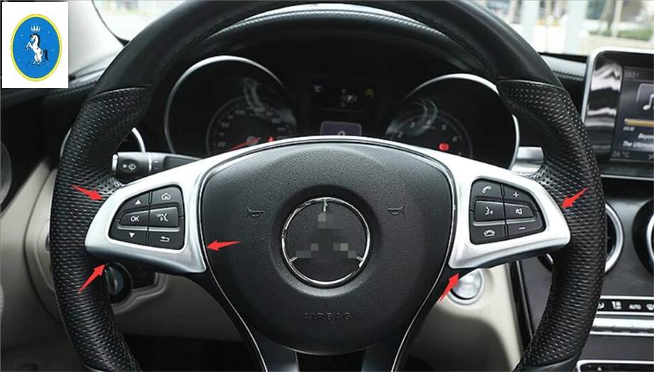 yimaautotrims Accessories Fit For Benz E-Class W213 2016 - 2020 ABS Pearl Chrome Steering Wheel Bottom Frame Cover Trim
yimaautotrims Accessories Fit For Benz E-Class W213 2016 - 2020 ABS Pearl Chrome Steering Wheel Bottom Frame Cover Trim