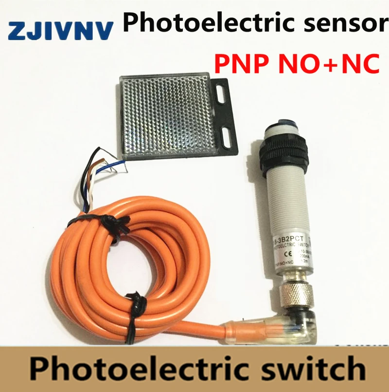 M18 светоотражающий тип PNP NO + NC DC 4 провода Тип соединителя фотоэлектрический переключатель Датчик фотоэлемента с зеркальным отражателем 2 м
M18 светоотражающий тип PNP NO + NC DC 4 провода Тип соединителя фотоэлектрический переключатель Датчик фотоэлемента с зеркальным отражателем 2 м