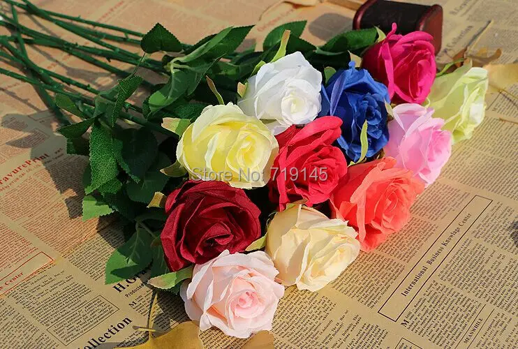 10C available Long Artificial Silk Single Rose Flowers Decorative Home Flower For DIY Wedding Valentine's Day Gift Without Vase
10C available Long Artificial Silk Single Rose Flowers Decorative Home Flower For DIY Wedding Valentine's Day Gift Without Vase